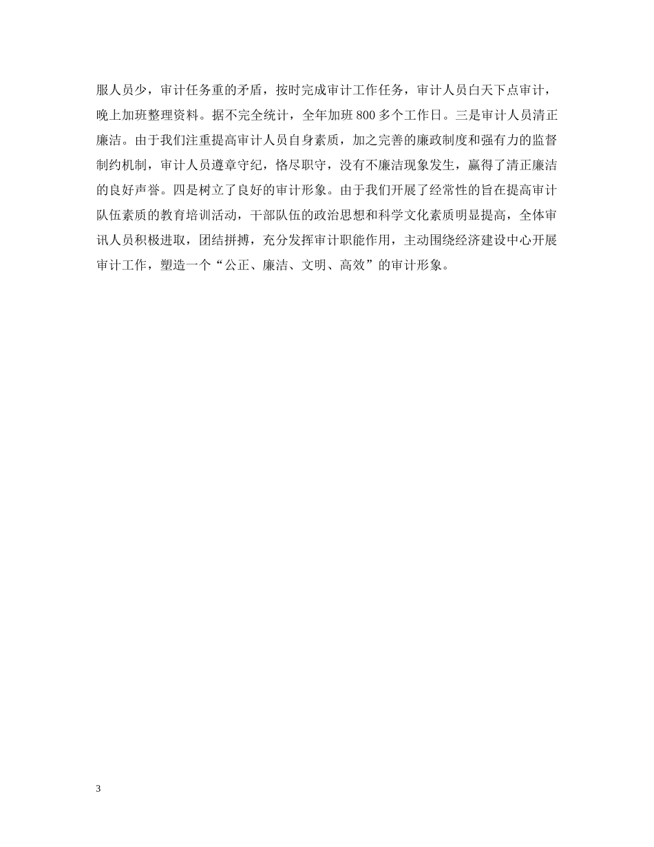 审计局长述廉报告 _第3页