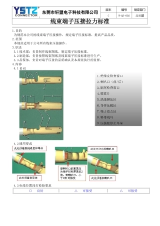 线束端子压接规范