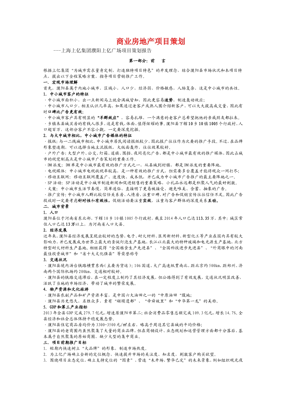 商业房地产项目策划_第1页