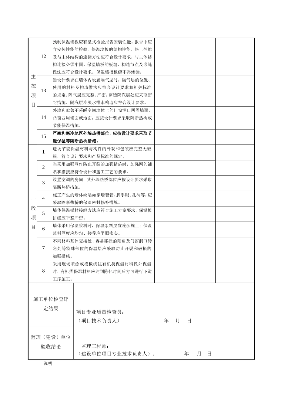 建筑节能工程施工质量验收规范GB50411-2007检验批表格_第2页