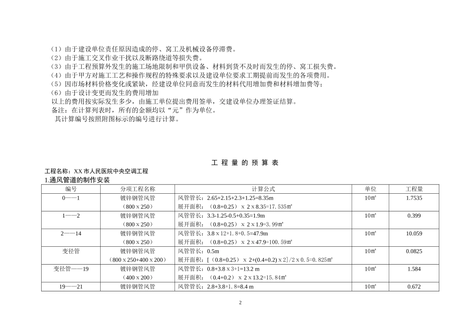 施工工程预算书范例_第3页