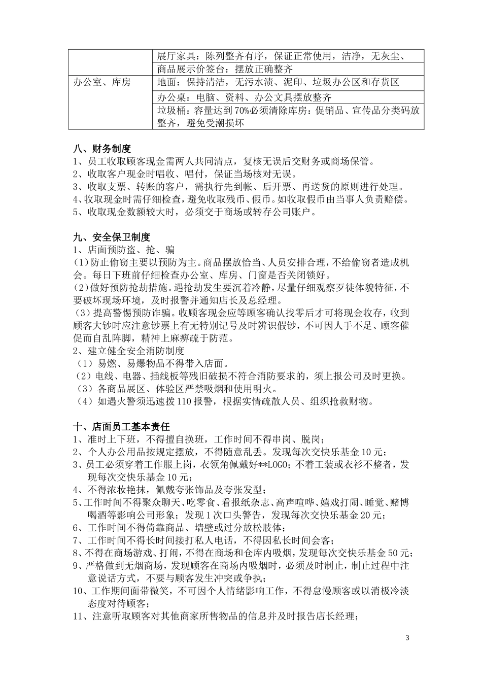 家居店面管理制度全_第3页