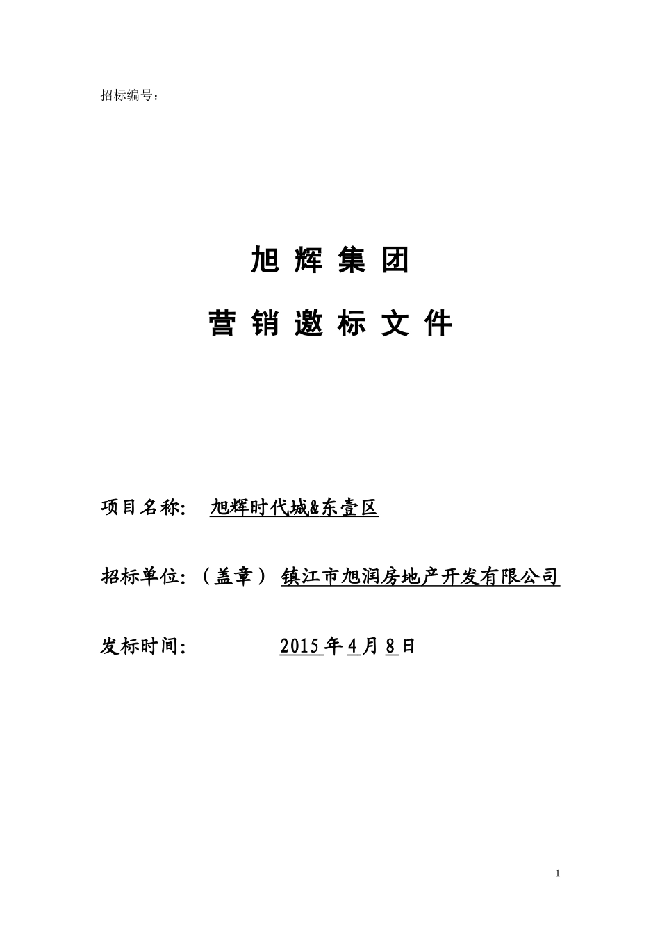 策划代理公司邀标书_第1页