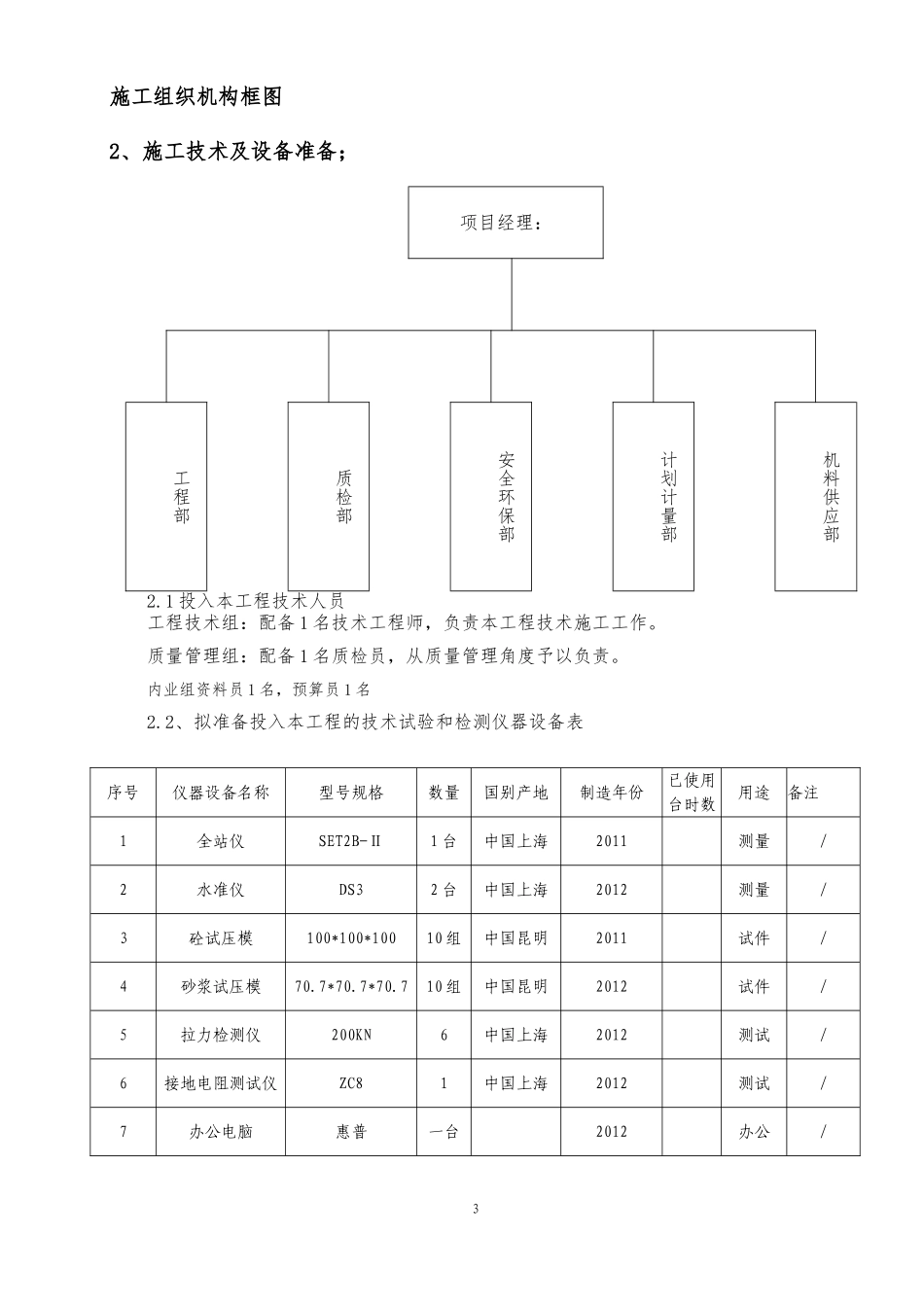 吊桥(悬索桥)施工组织设计_第3页