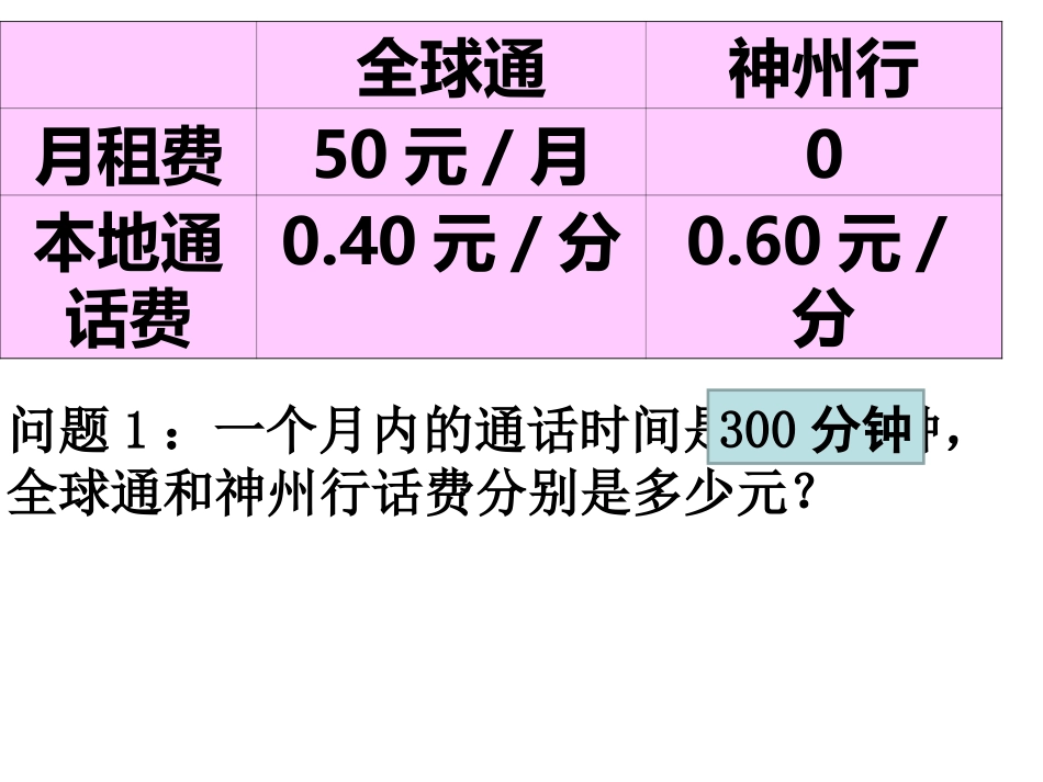 一元一次方程分段计费问题_第3页