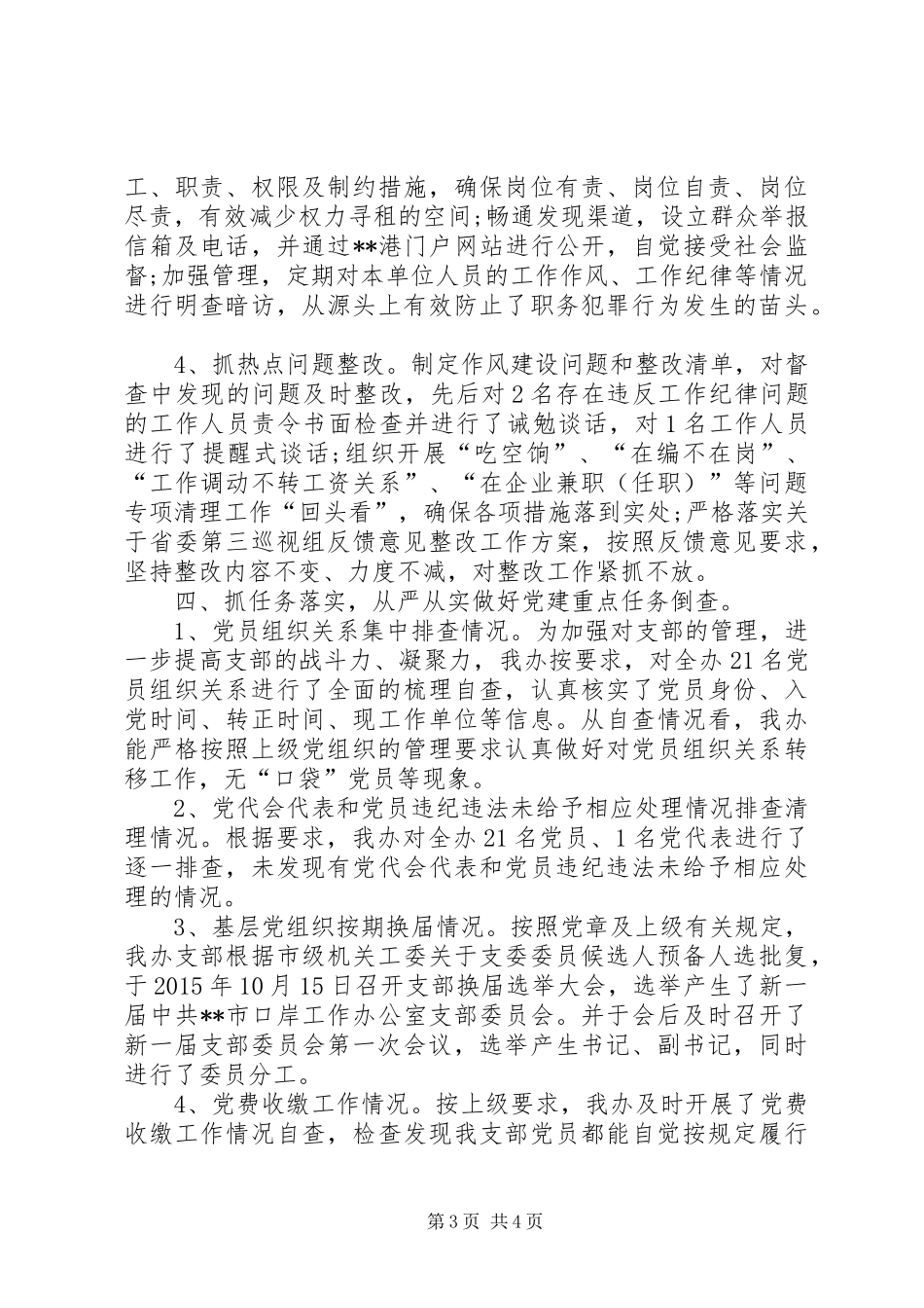 口岸办党建工作总结 _第3页