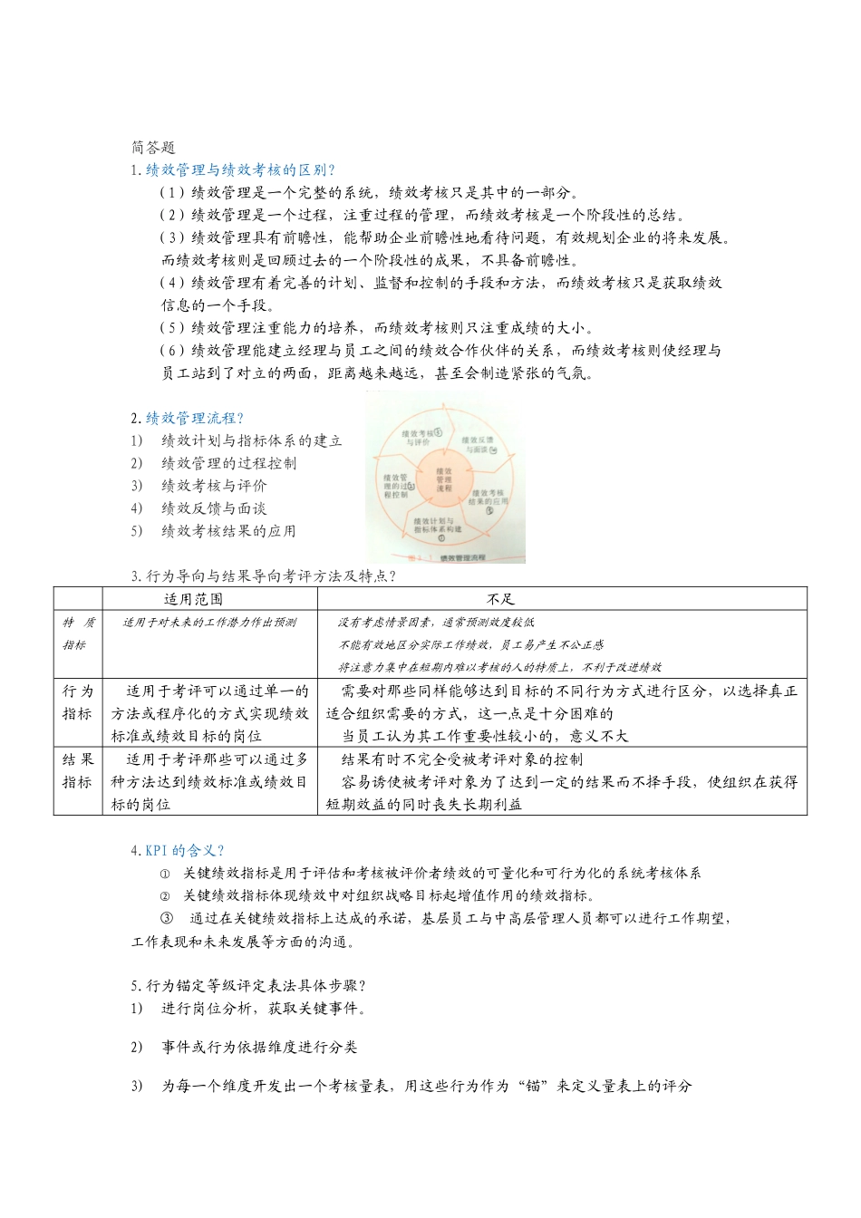 绩效管理名词解释&简答题_第3页