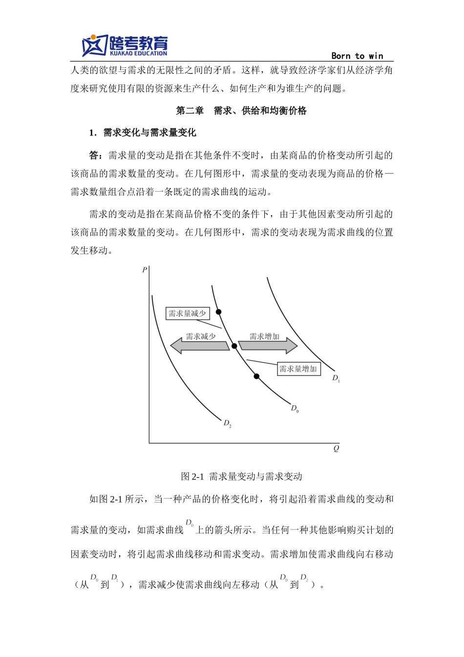 高鸿业《西方经济学(微观部分)》必考名词解释背诵版_第2页