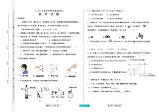 九年级化学下学期学业模拟试卷(pdf) 042627