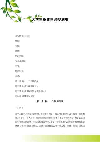 软件技术职业生涯规划