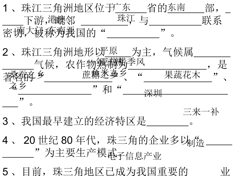 珠江三角洲地区_第1页