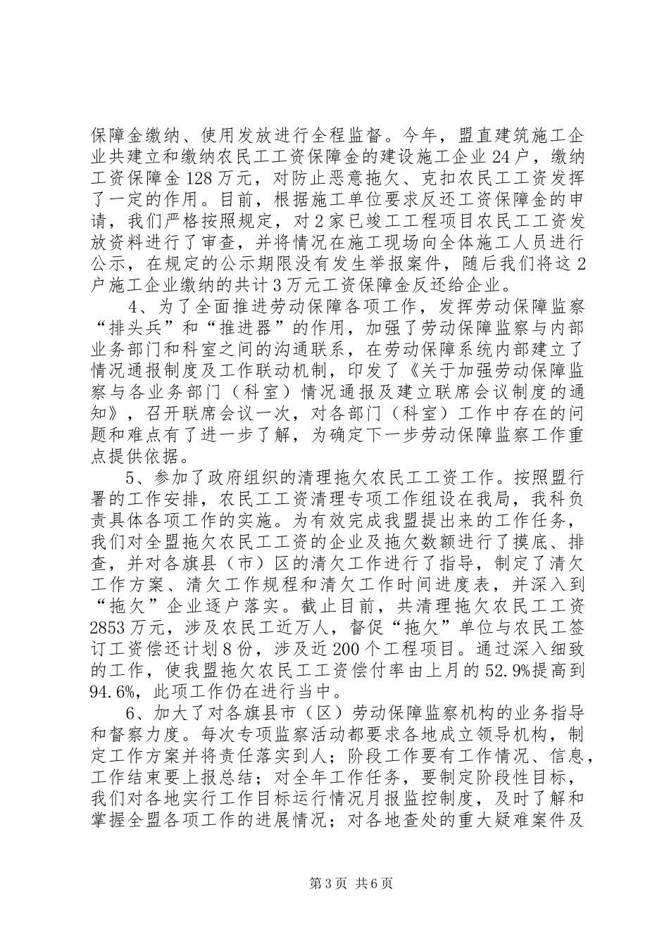 劳动保障监察总结 _第3页