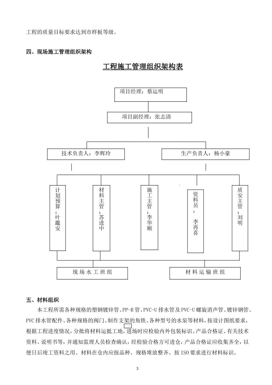 给排水安装工程施工方案范例_第3页
