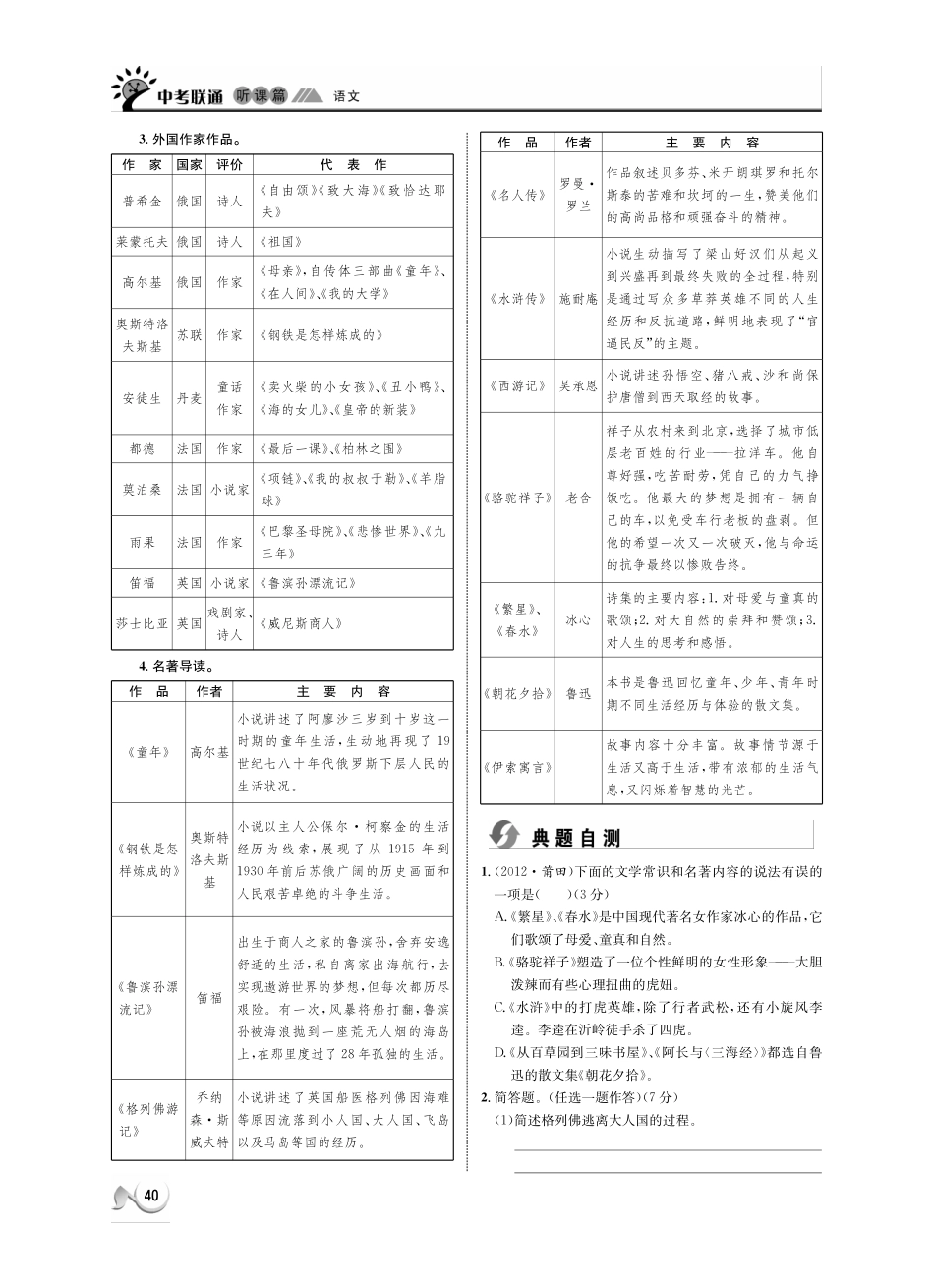 中考语文 听课篇10(pdf) 新人教版试卷_第2页