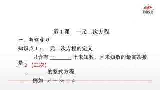 16.1一元二次方程