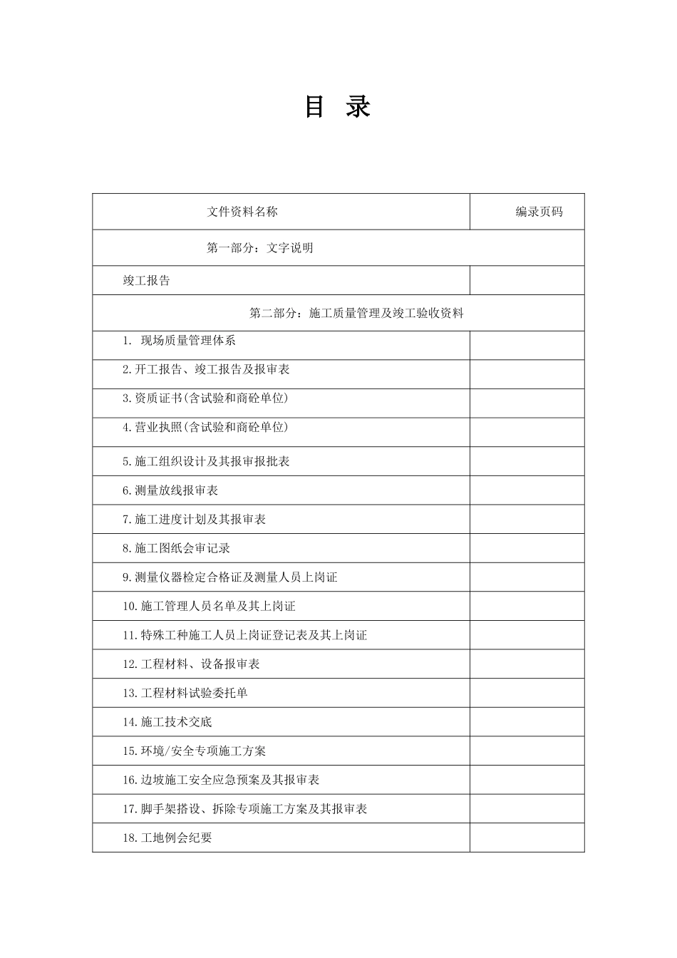地质灾害治理竣工资料汇总(内容及表格)-(1)_第2页