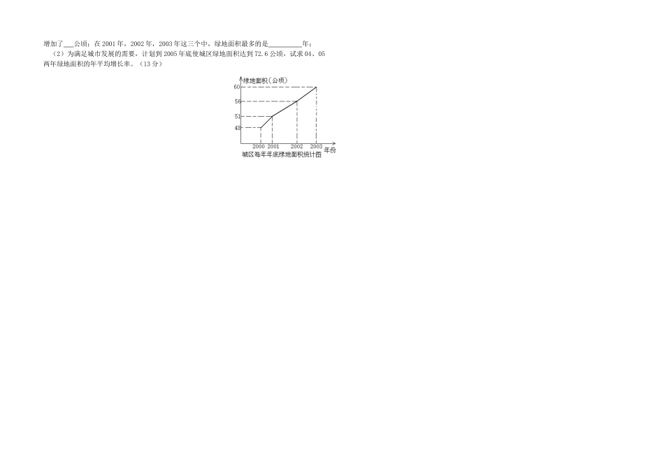 九年级数学上册阶段性试卷 人教新课标版试卷_第3页