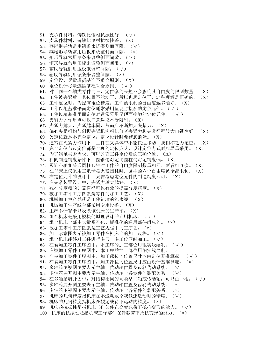 机械制造装备设计期末考试题库2_第2页