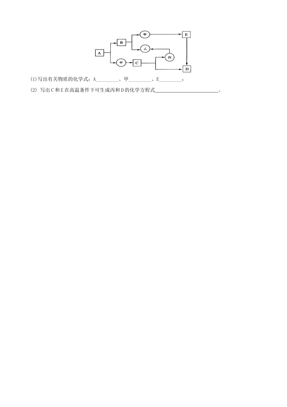 九年级化学夜自修试卷一 人教新课标版试卷_第3页
