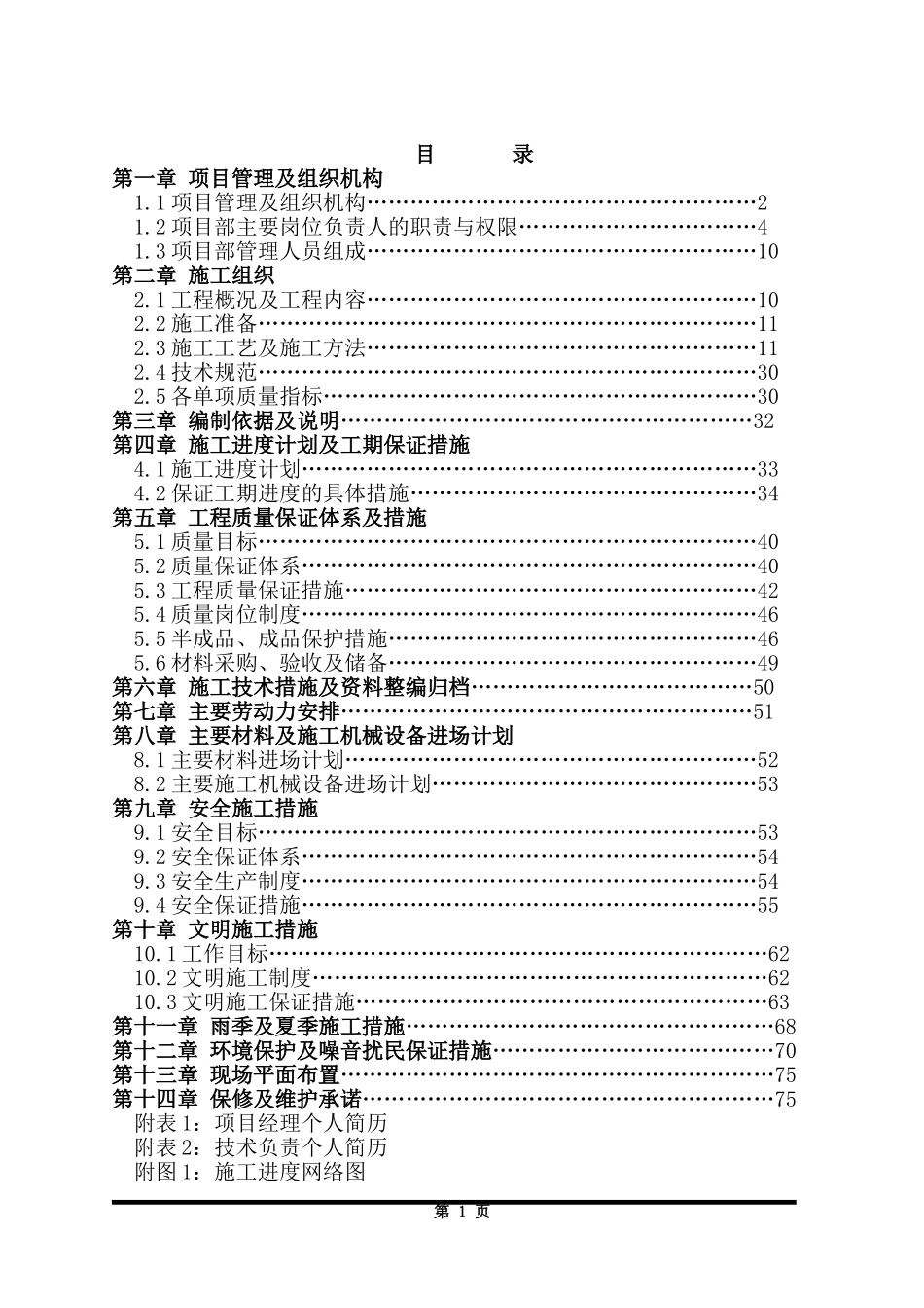 五星级酒店室内装修工程施工组织设计_第1页
