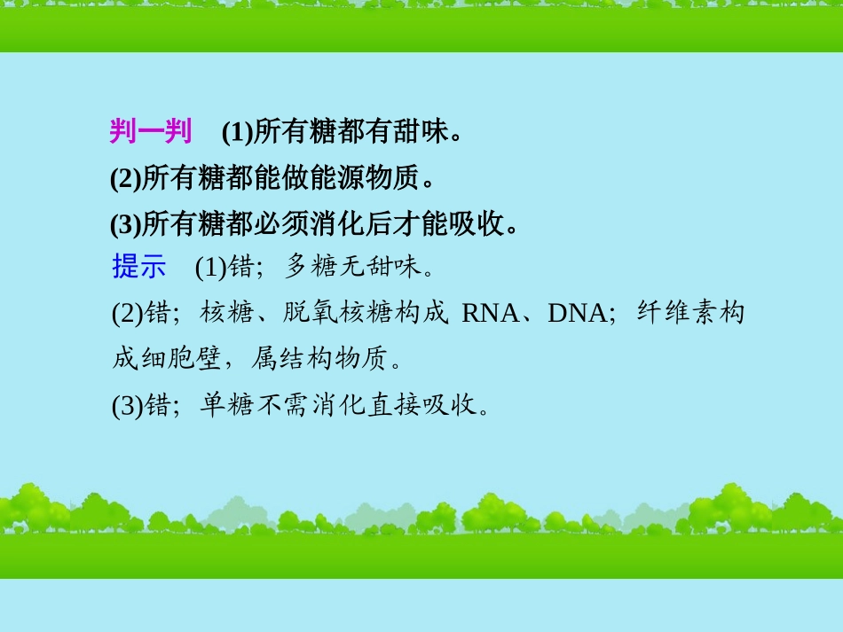 高中生物《有机化合物与生物大分子》课件6-浙科版必修1_第3页