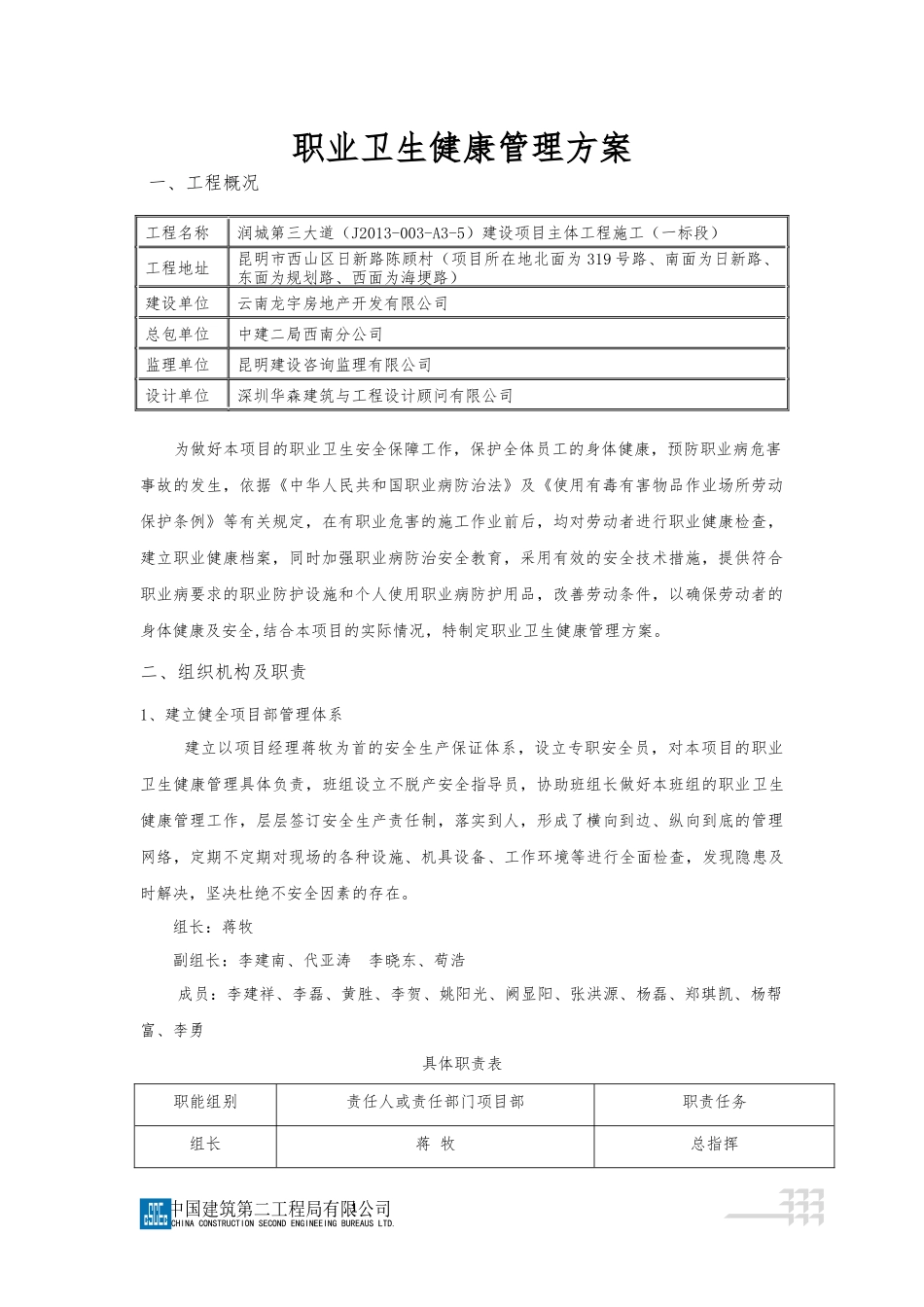 工程项目职业健康管理方案_第3页