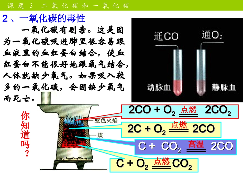 课题3二氧化碳和一氧化碳-(2)_第2页