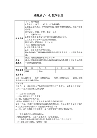蛹变成了什么-教学设计
