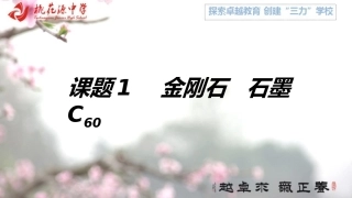 课题1金刚石、石墨和C60