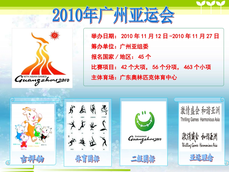 广州2010年亚运会宣传推广方案_第2页