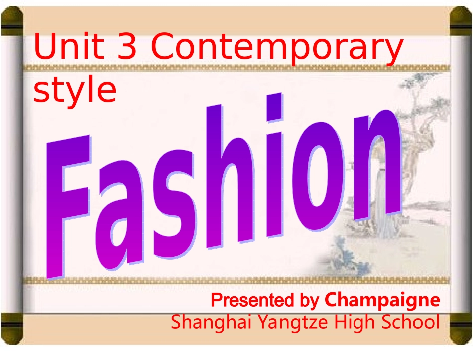 Unit3Contemporarystyle_第2页