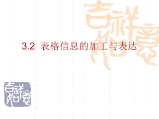 3.2.2建立表格