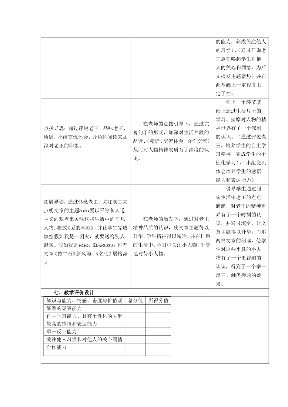我的高效课堂教学设计模板2_第2页