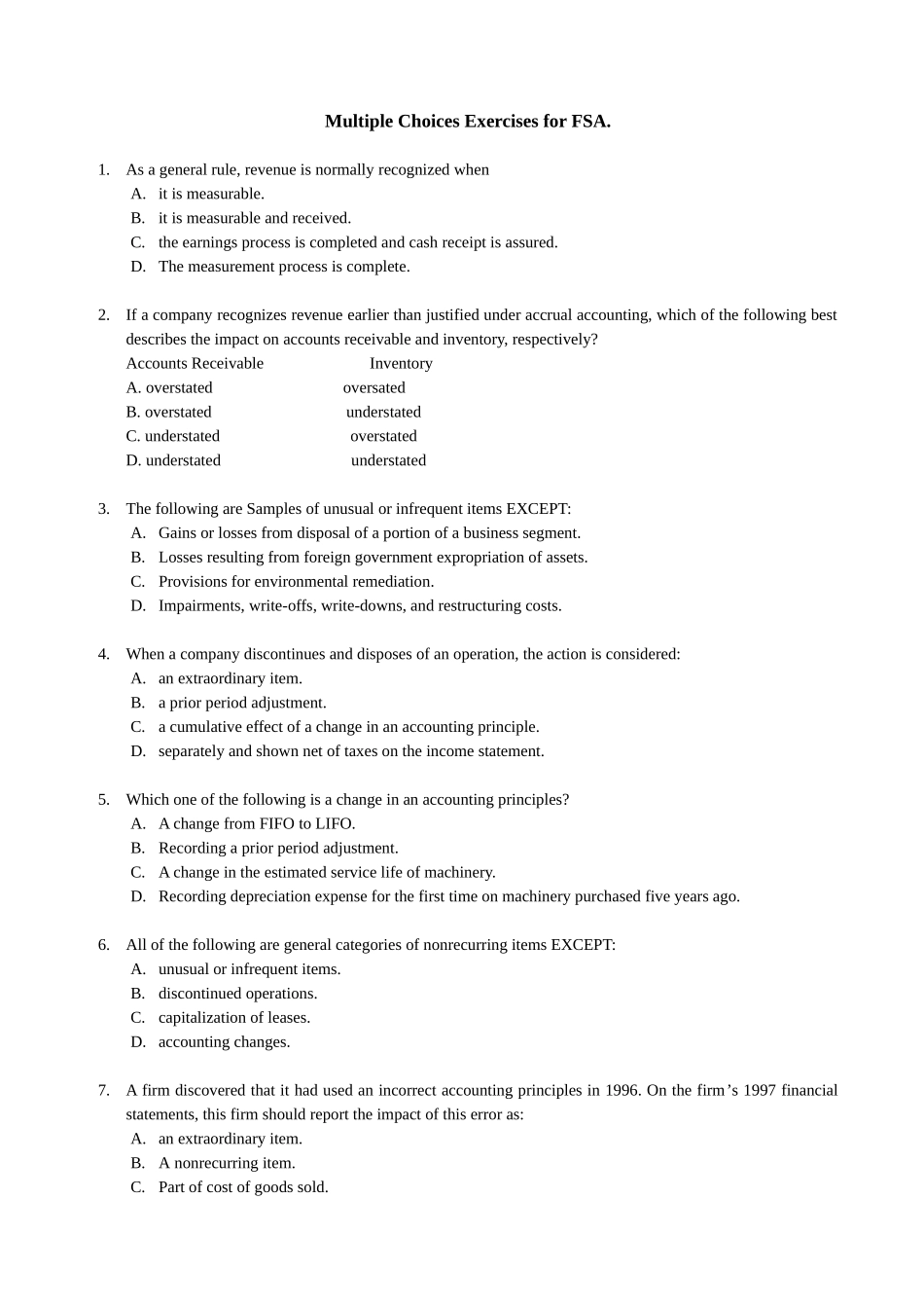 财务报表分析与运用习题_第1页