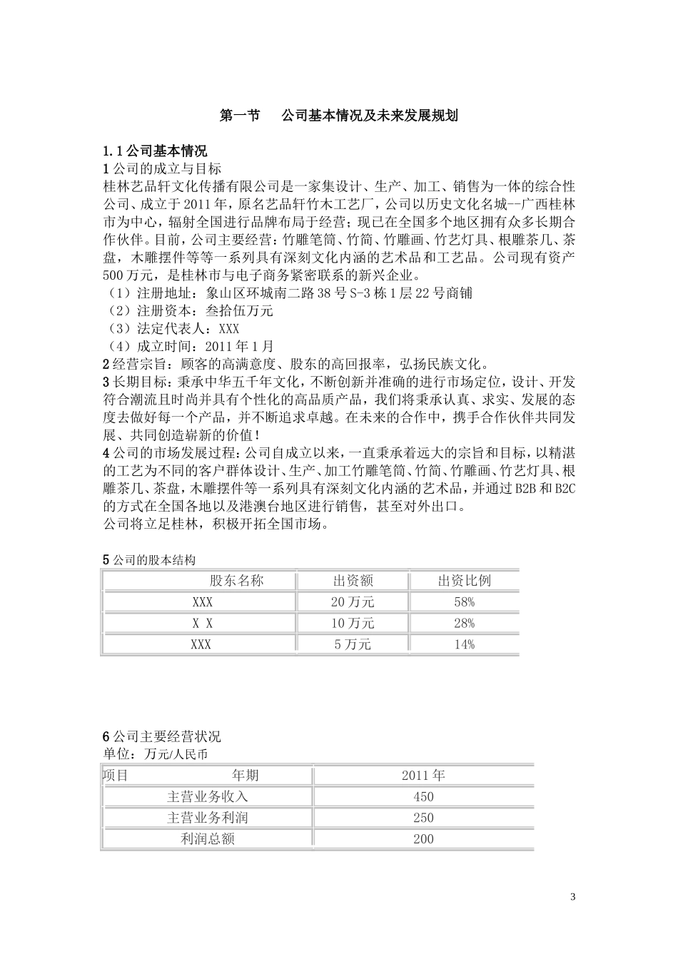 电子商务企业商业计划书(完整版)_第3页