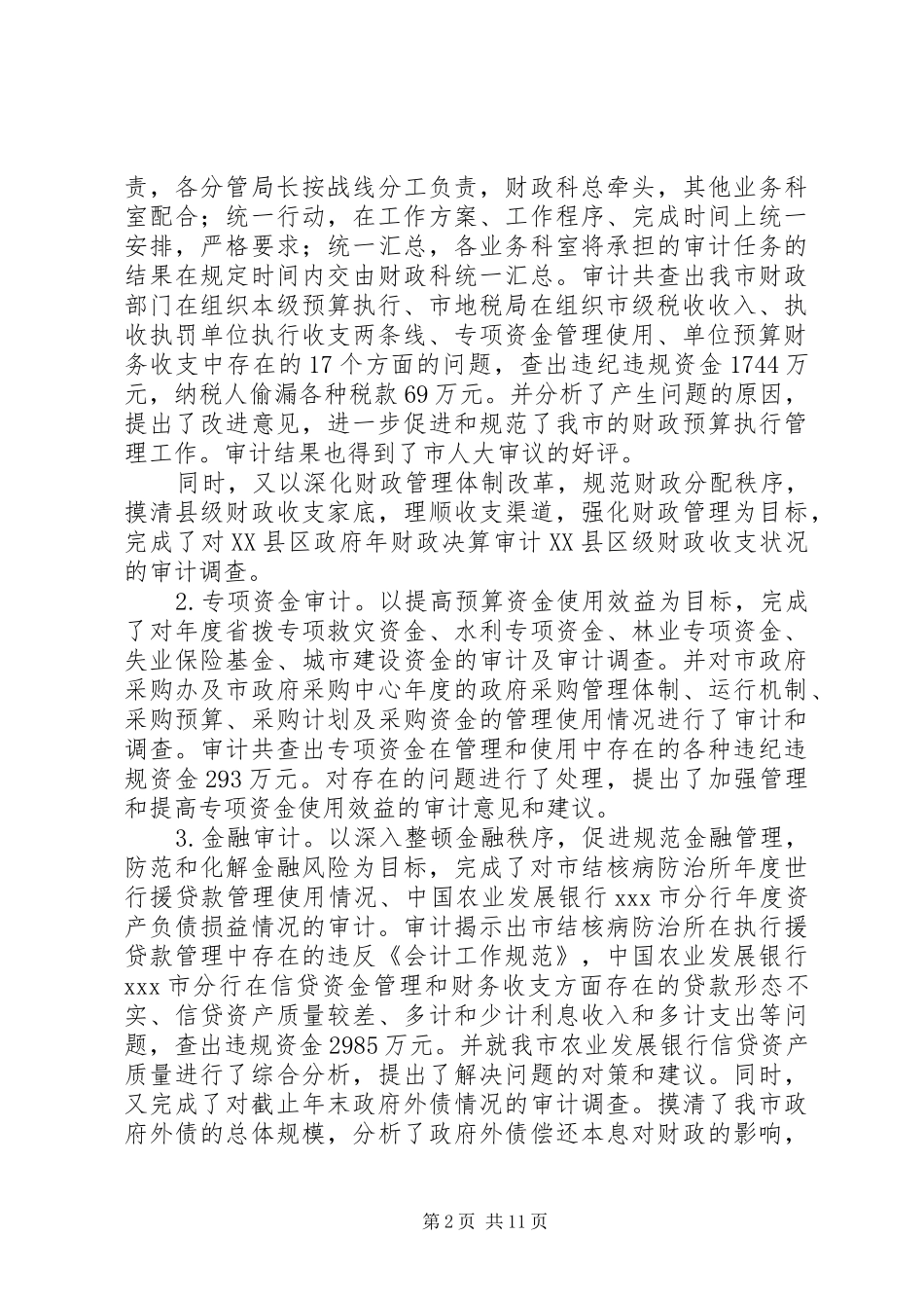 审计局工作总结 (20)_第2页