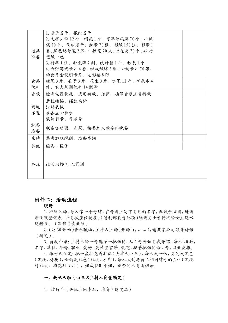 单身青年联谊会活动策划方案_第2页