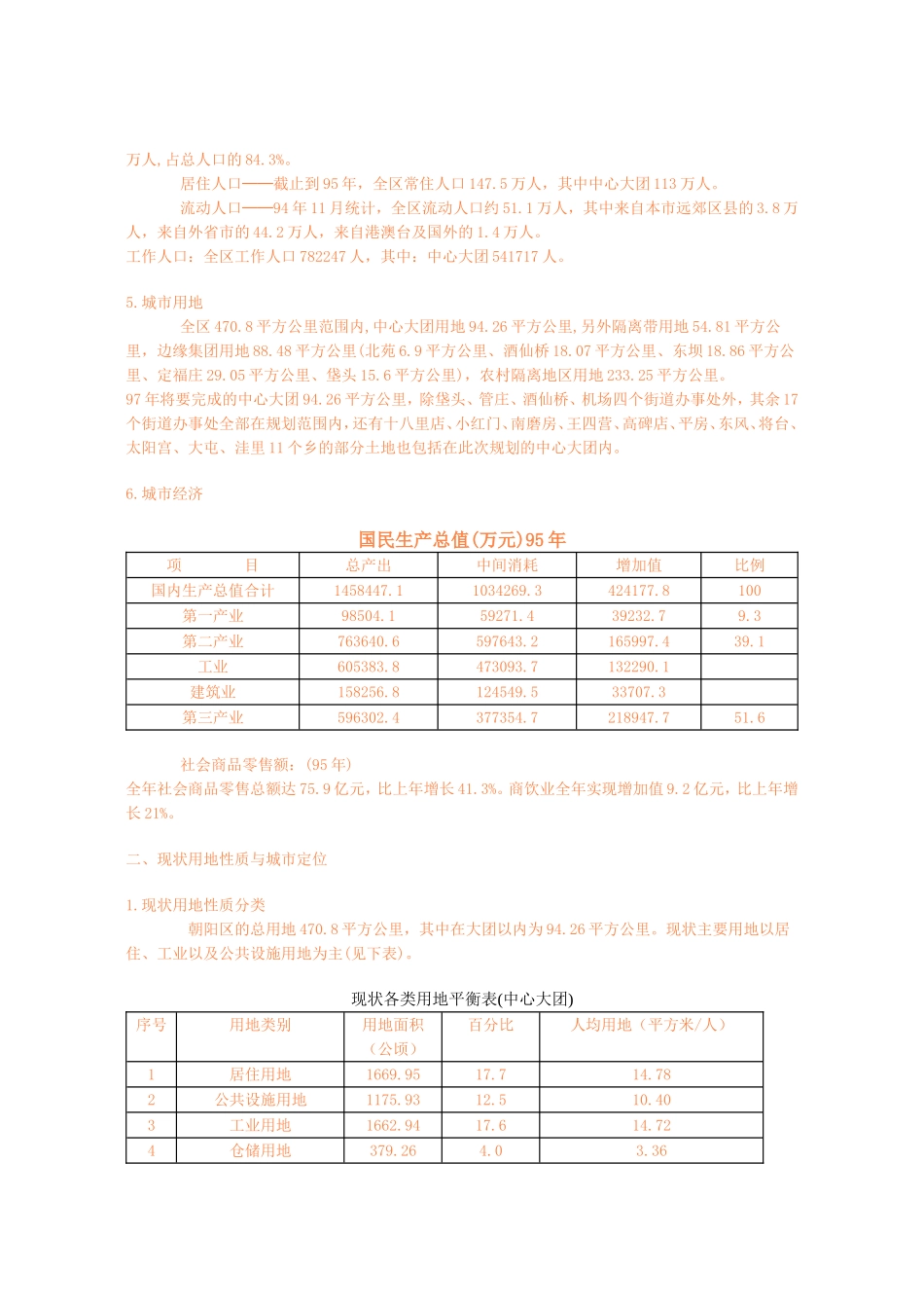 北京市区中心地区控制性详细规划朝阳部分控制性详细规划说明_第2页