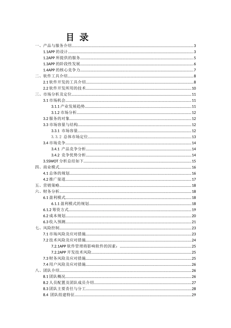 互联网+项目计划书_第2页