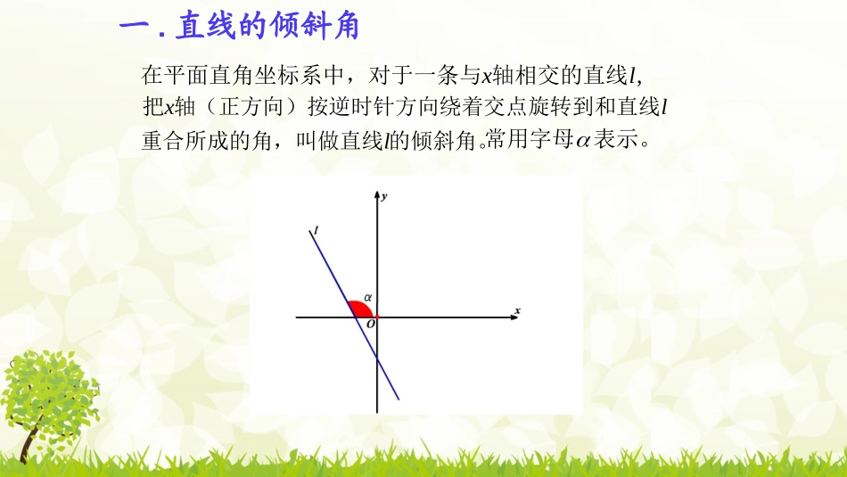 1.1直线的倾斜角和斜率_第3页