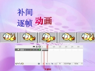 一、用绘图工具制作逐帧动画