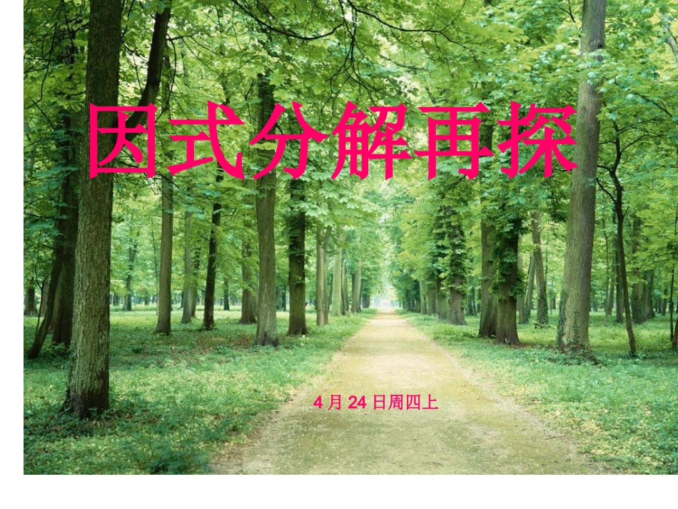 4.1-3因式分解再探_第1页