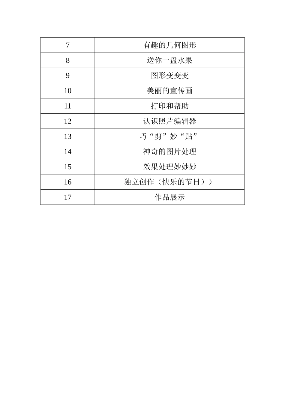 电脑绘画社团教学计划_第3页