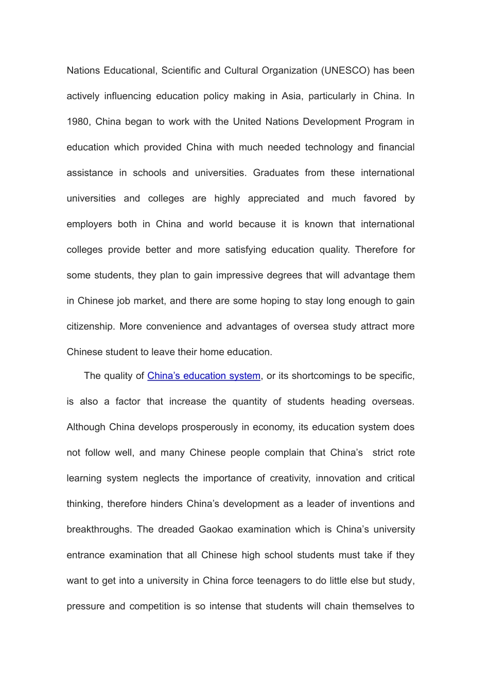 大学英文长篇论文范例-中国留学生海外学习-Research-on-Oversea-Study-for-Chinese-Students_第3页