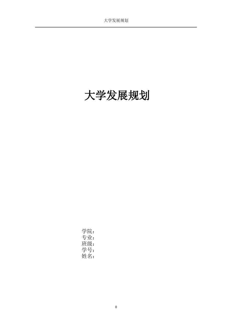 大二发展规划_第1页