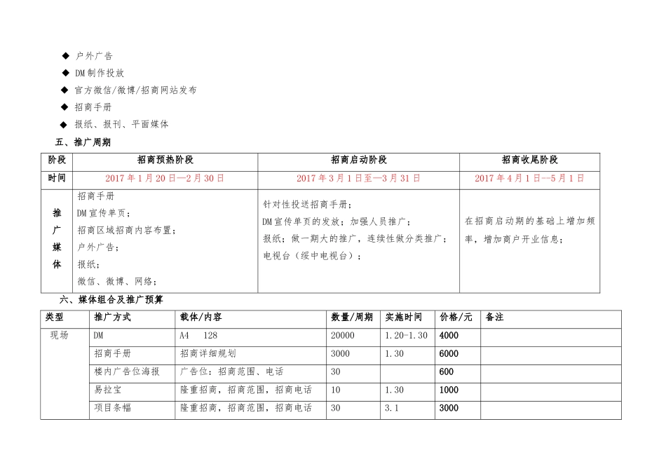 商业街招商推广方案_第2页