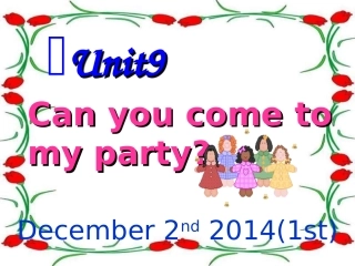 Unit13can-you-come-to-my-party