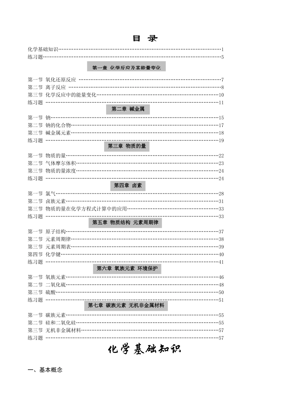 化学复习资料(总结与精选习题) 试题_第1页