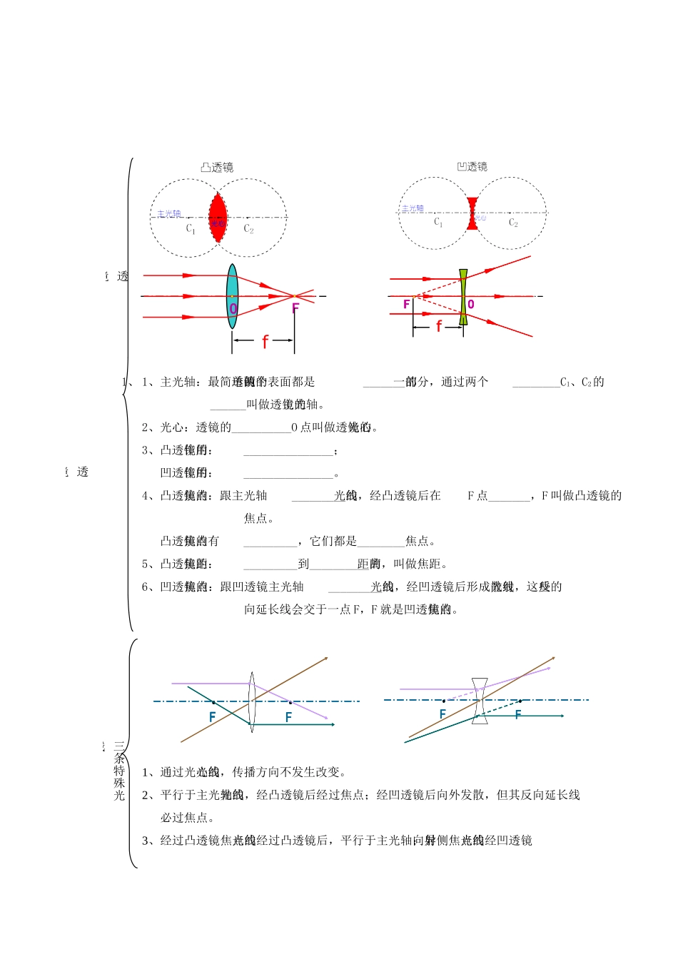 北京市中考物理总复习 专题9 光现象知识点2(无答案) 试题_第2页