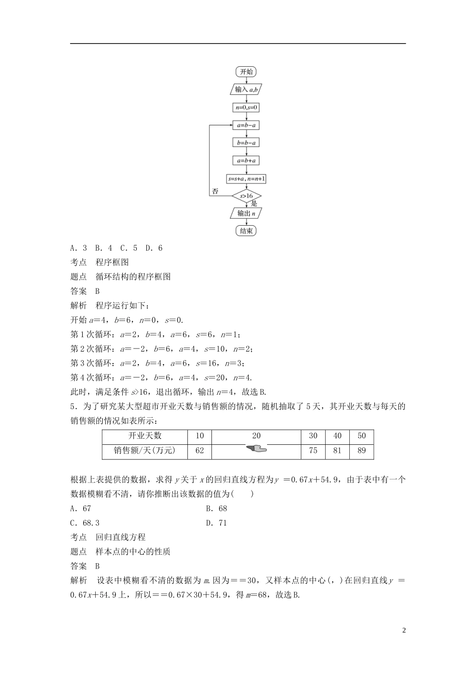 高中数学 模块综合试卷（二）新人教B版选修1-2-新人教B版高二选修1-2数学试题_第2页